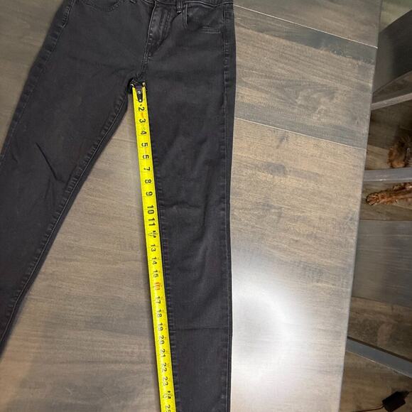 American Eagle Women Hi-Rise Jegging Super Stretch Black Wash Size 4 Jeans - Picture 7 of 8